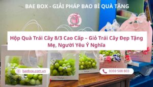 hộp quà trái cây 8/3