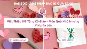 viết thiệp 8/3 tặng cô giáo